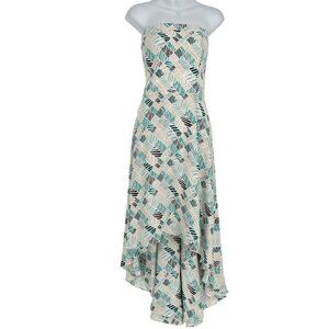 White House Black Market Size‎ 12 Women’s Printed High-Low Fit-And-Flare Dress